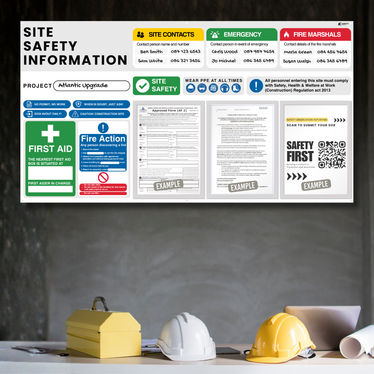 Site Safety Information Board